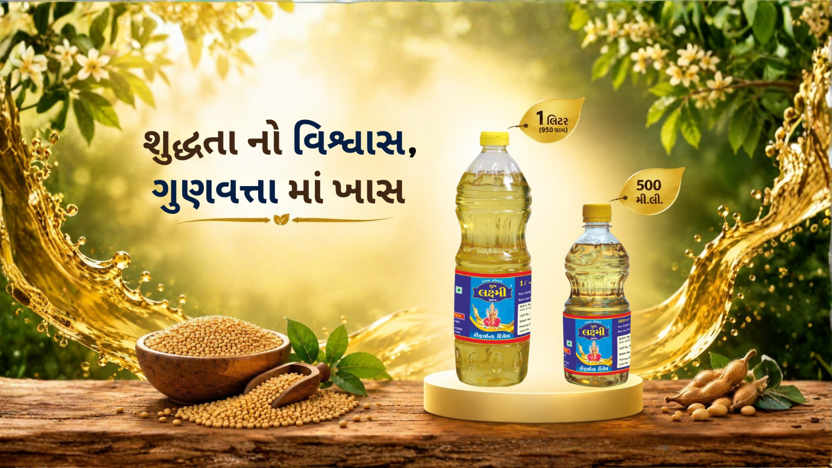 Shubh Laxmi Castor Oil Banner 2